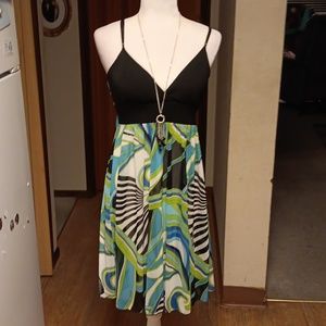 FIRST KISS MULTI COLORED DRESS